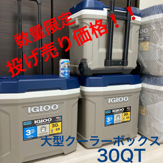 その3 夏の終わりの在庫処分　イグルー　30QT サンドストーン...