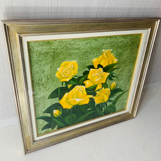 絵画 黄色 お花 美術品 絵 インテリア