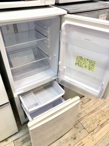 中古　2020年製　137L冷凍冷蔵庫　SHARP　SJ-D14F-W