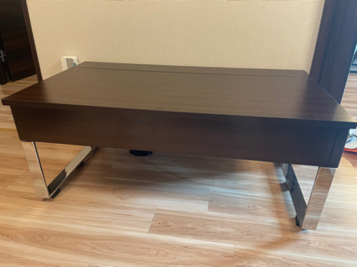 ほぼ新品　dinos 昇降式ローテーブル