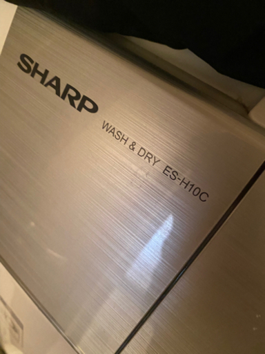 シャープ  SHARP ドラム式  洗濯乾燥機 ES-H10C-WR