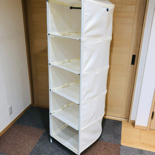 IKEA ハンガーラック？組み立て式収納