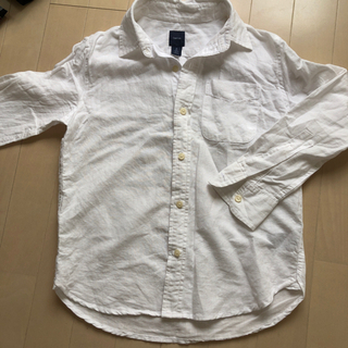 GAP kids 白シャツ　ガーゼ生地　サイズ130〜140の画像