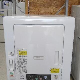 HITACHI　衣類乾燥機　5kg   DE-N50WV　2017年式　スタンド付　本体63×67×45