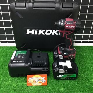 【エコツール豊田インター店】HiKOKI / ハイコーキ 36v インパクト ドライバ フレアレッド WH36DC (2XPR)　【愛知県/豊田インター店/工具】