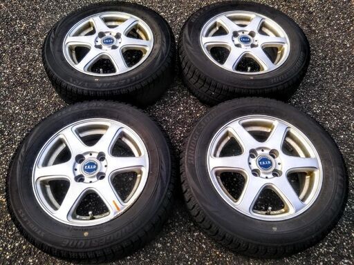 冬 14インチ フィット FIT キューブ ノート パッソ ｂB スプリンター カローラ【富山】175/65R14 ブリヂストン 古い2014年 スタッドレス  摩耗/劣化 使い切り用に