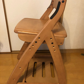 学習机　デスクチェア　椅子　ランドセル置き　中古の画像