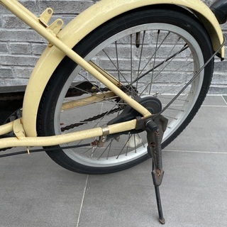 折りたたみ自転車（パンク&サビあり）の画像