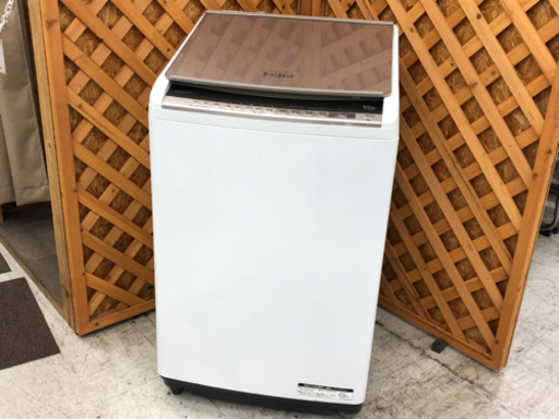 【愛品館江戸川店】「保証有り」極上中古品♪　HITACHI日立　洗濯機/電気洗濯乾燥機　洗濯8.0kg　乾燥4.5kg「BW-DV80E」 （2020年製）ID:142-029691-007　配送可　1,100円～