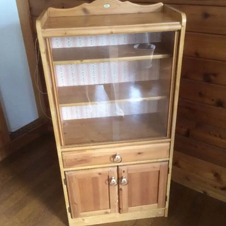 木目調  棚  食器棚　☆新生活に☆