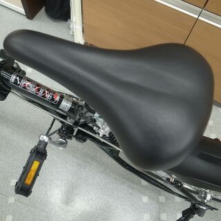 BAMBART 折りたたみ自転車 グリーン 20インチ 6段変速 Wサス モノ市場半田店 119の画像