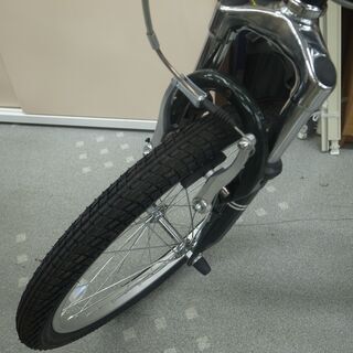 BAMBART 折りたたみ自転車 グリーン 20インチ 6段変速 Wサス モノ市場半田店 119の画像