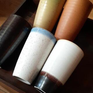 陶器 湯呑み湯のみ タンブラーセット 新品 ビアグラス