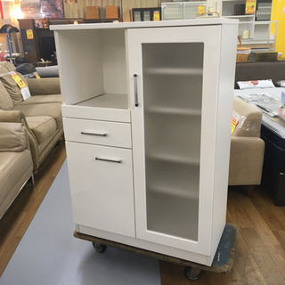 【リサさん専用】キッチンボード ニトリ キッチンボード 幅80×奥行41×高さ181cm コパン ホワイト 食器棚