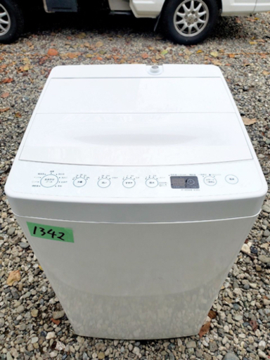 ✨2019年製✨1342番TAG label ✨全自動電気洗濯機✨AT-WM45B‼️