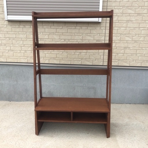 木製オープンシェルフラック