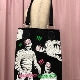 新品ミイラ柄のトートバッグ