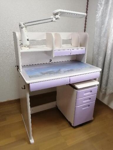 【美品】【9月末まで】学習机譲ります　デスク　ニトリ