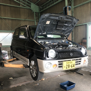 車両交換可能　希少　8万キロ　アルトワークス　HA11S 車検長...