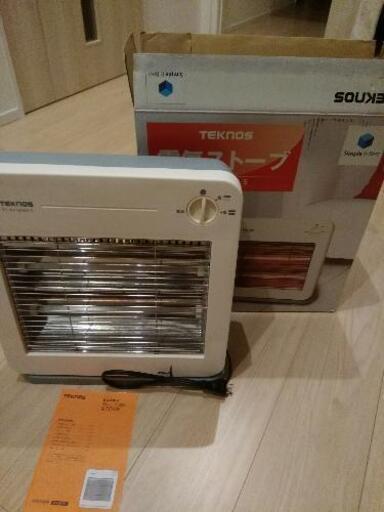 TEKNOS　電気ストーブ　ES-K710(W)-S　【中古】