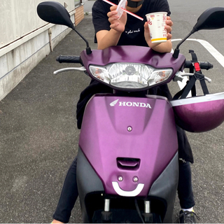 ホンダ　HONDA タクト　af75 4st 超低燃費　車の免許...