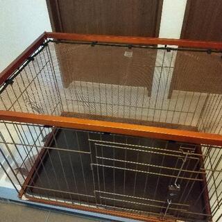 ペットサークル 木製ケージの画像