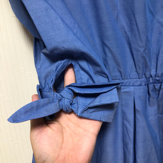 七分袖ワンピースの画像