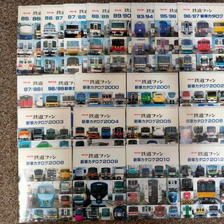 鉄道ファン　新車カタログ（特別付録）２１冊