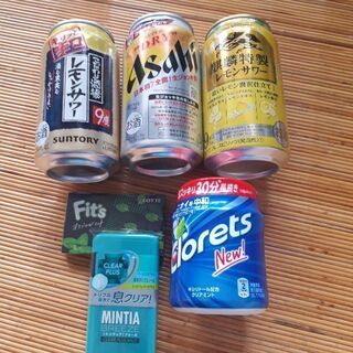 販売休止中の大人気‼️🍺生ジョッキ缶とレモンサワー➕ミントガムセットの画像