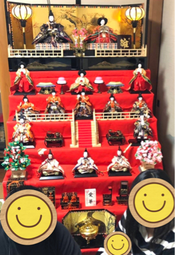 お雛様7段飾り🎎豪華ﾌﾙｾｯﾄ⭐️お顔綺麗✨【大幅値下げ】