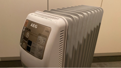 AEGオイルヒーターAre1310 デロンギカバー付　Electrolux