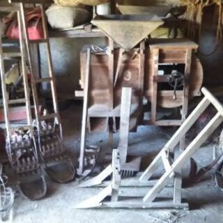 歴史的な農具、アンティーク農具、