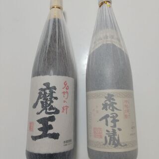 再値下げ！！【焼酎】森伊蔵1.8ℓ＋魔王1.8ℓ