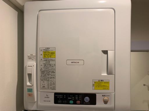 日立乾燥機、洗濯機、専用棚