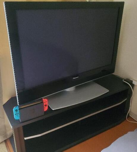 プラズマテレビ+テレビ台のセット　Pioneer　PDP-427HX