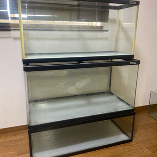 90センチ水槽　中古　激安　ガラス水槽アクリル水槽大型魚古代魚n...