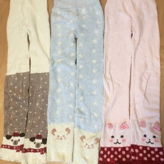 【値下げ】モコモコレギンス あったか かわいい 動物柄