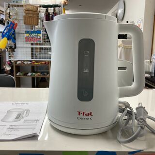 ■中古品 T-fal 1.7L 電気ケトル KO2001JP 大容量！◎の画像