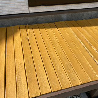 ウッドデッキ　枠の画像