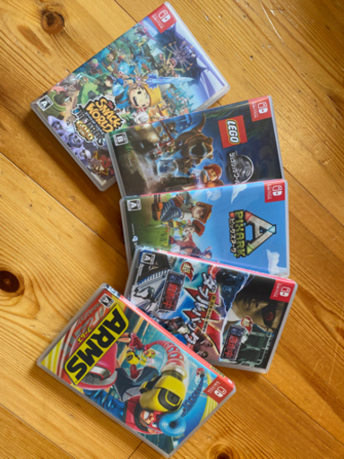 Switch ゲームソフトまとめて５本！