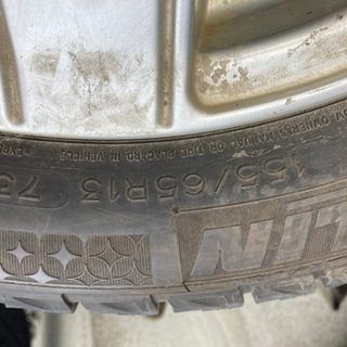 155/R65 中古タイヤ 軽自動車 ホイール付き