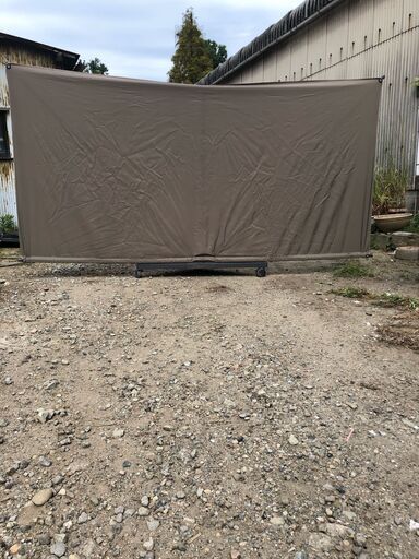 【残り1台限定】目かくし　仕切り　アウトドア　キャンプ　庭　ガーデン　EGプッシュスクリーン