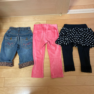 95cmズボン　3点　女の子の画像