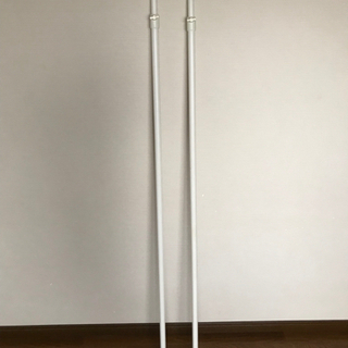 突っ張り棒2本　大きめ　145cm〜最長255cm