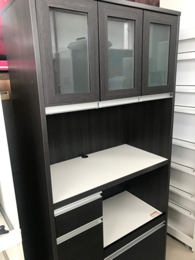 取引場所　南観音　 K  2109-400   キッチンボード　キッチン台　ブラウン