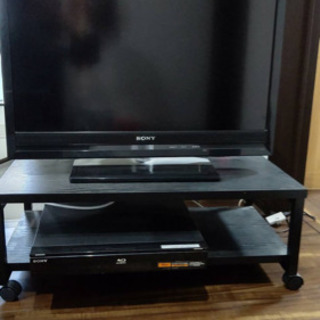SONY液晶テレビ、Blu-rayレコーダー、テレビ台