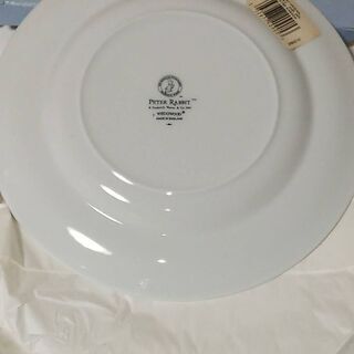 【未使用】ウェッジウッド ピーターラビット プレート 箱ありの画像