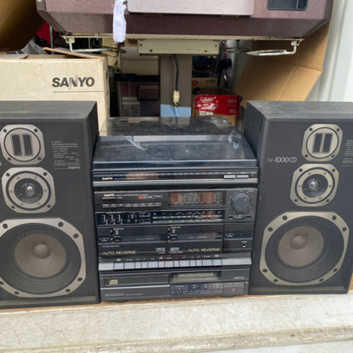 SANYO コンポ  昭和ヴィンテージ レコードプレーヤー
