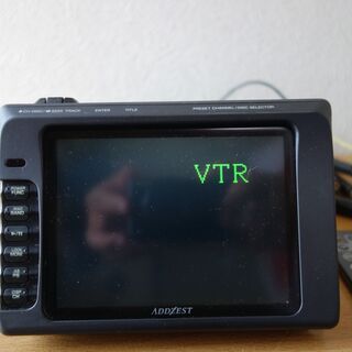 【0円】車載TV アナログ リモコン付き 1DIN 開閉OK R...