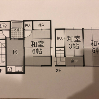 🐶ペット相談可🐈🟥茨城町前田🟥3K駐車場2台付き戸建て🏠イオンタ...
